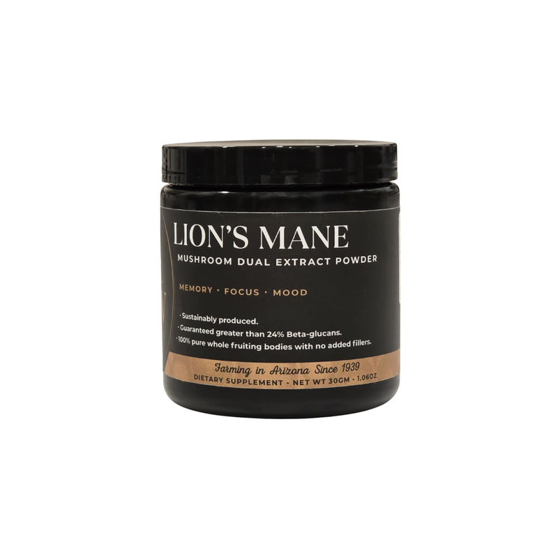 Lion's Mane Mushroom Dual Extract Powder