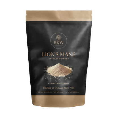 Lion's Mane Mushroom Extract Powder – Heat Extract for Cognitive & Memory Support