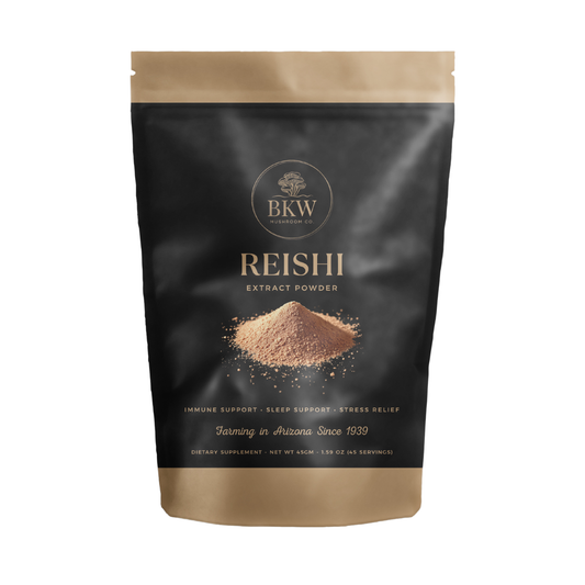 Reishi Mushroom Extract Powder – Dual Extract for Immune, Sleep, & Stress Support
